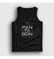 Presmono Unisex Siyah Logo K-Pop Pentagon Atlet 406252tt