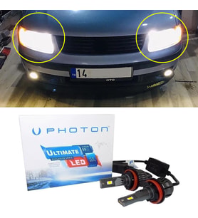 Vw Passat B5 Led Xenon Uzun Far Ampulü H1 Ultimate 9500 Lumens Yeni Seri Beyaz 1997-2001