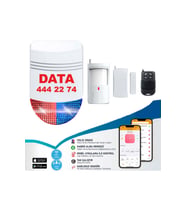 Data Güvenlik Data DT-12 Wifi Kablosuz Siren Alarm Sistemi Mobil Uygulamalı