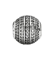 Nur Silver Taşlı Yuvarlak Gümüş Charm NUR-BL00155