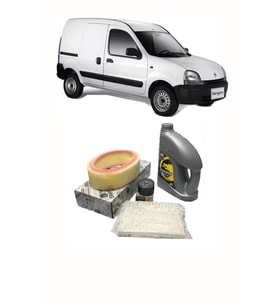 RENAULT KANGOO 1999-2008 1.4 8 VALVE YAĞ BAKIM SETİ YAĞ VE YAĞ FİLTRESİ POLEN VE HAVA FİLTRESİ PETROL OFİSİ 10W 40