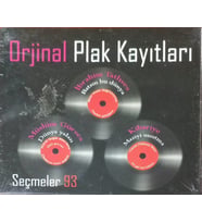 (Plak Değildir CD dir) CD Orjinal Plak Kayıtları Seçmeler 93 Açılmamış Jelatininde CD (Karışık)