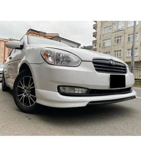 Hyundai Accent Era Custom Ön Ek Karlık Plastik Mat Siyah 2005 2006 2007 2008 2009 2010 karlık+bodykit+ek