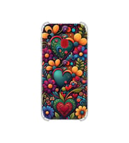 PrintiFy Samsung Galaxy A20 ile Uyumlu Düşlerin Dansı Serisi Çiçeklerin Dansı Tasarımlı Uv Baskılı Köşe Korumalı Antişok Kılıf