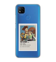 Redmi 9C / Redmi 10A Uyumlu Toy Story Minimalist Poster Desenli Şeffaf Telefon Kılıfı