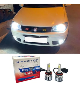 Fiat Albea Led Xenon Kısa Far Ampulü H7 Duo Yeni Seri Beyaz