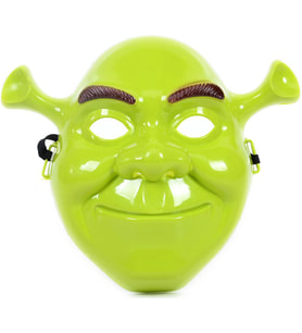 Yeşil Shrek Maskesi 21x25 cm