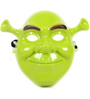 Yeşil Shrek Maskesi 21x25 cm