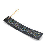 Obsidian Taşı Kayık Tütsülük Model 3 (Çok Renkli)