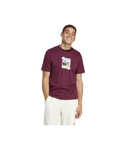 adidas M All Day I Tee Erkek Günlük Tişört IS9045 Kırmızı
