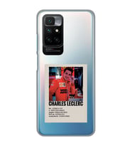 Redmi 10 2022 Uyumlu Charles Leclerc Desenli Şeffaf Telefon Kılıfı