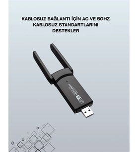 Usb 3.0 Wireless Adaptör – 2.4ghz & 5ghz Destekli