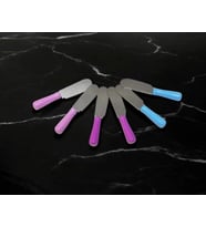 MyBru Paslanmaz Çelik Plastik Saplı 6'lı Kahvaltı Bıçağı (Karışık Renk)