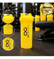 Logonuza Özel 50 Adet S101 550 ml Smart Shaker - Hazneli Sporcu Shaker