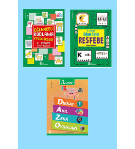 3.Sınıf Eğlenceli Kodlama+Resfebe+Dikkat Akıl Zeka Oyunları