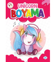 Sevimli Unicorn Boyama