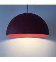 RİOLİGHT BORDO İÇİ BORDO METAL SARKIT ÇAP: 40 CM (Siyah)