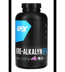 EFX Sports Kre-Alkalyn PH-Correct Creatine U.S.Patent 240+20: 260 KAPSUL (130 SERVİS) OZELSPORCUGIDALARIN'DAN 3651 (Renksiz)