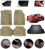 Kia Rio 2011-2017 Uyumlu Paspas Araca Özel Bagaj Havuzu MBS Bej