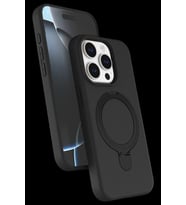 Pilelistore   Apple iPhone 15 Pro Max Regal Magsafe Standlı Kapak - Siyah