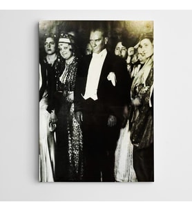 Atatürk Frank Kanvas Tablo