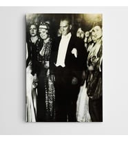 Atatürk Frank Kanvas Tablo