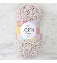 Loren Lamb Açık Bej El Örgü İpi - R055 - 34420