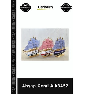 Özel Üretim Dekoratif Hediyelik Masaüstü Koleksiyon Ev Aksesuarı Tasarım Ahşap Gemi Alk3452