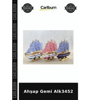 Özel Üretim Dekoratif Hediyelik Masaüstü Koleksiyon Ev Aksesuarı Tasarım Ahşap Gemi Alk3452