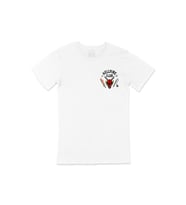 Hellfire Club Cep Logo Tasarımlı Beyaz Tişört