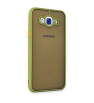 Samsung Galaxy J7 Kılıf Montreal Silikon Kapak - Açık Yeşil