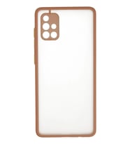Mey İthalat® Samsung Galaxy A71 Kılıf Montreal Silikon Kapak - Pembe