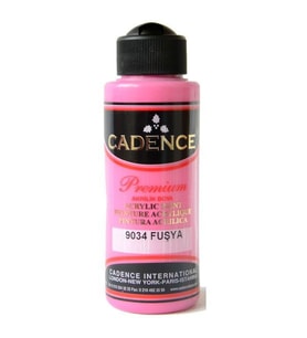 Cadence Premium Akrilik Boya 120 ml. 9034 Fuşya 