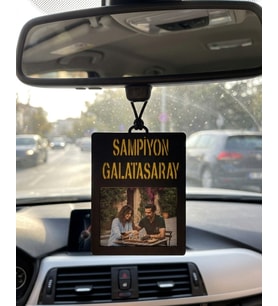 Kişiye Özel Fotoğraflı Şampiyon Galatasaray Dikiz Aynası Süsü