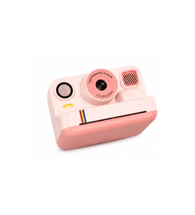 Pembe Anında Baskılı Çocuk Dijital Kamera Termal Yazıcılı Fotoğraf Makinesi HD Video 16X Zoom Şarjlı