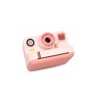 Pembe Anında Baskılı Çocuk Dijital Kamera Termal Yazıcılı Fotoğraf Makinesi HD Video 16X Zoom Şarjlı