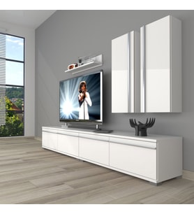 Decoraktiv Eko 5200T Mdf Tv Ünitesi Tv Sehpası (Beyaz)