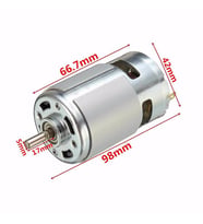 Rs775 Dc Motor 24V 15000 Rpm Rulmanlı Şarjlı Matkap Cnc Motor
