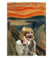 Casey Scream Tablo Ahşap Poster Dekoratif