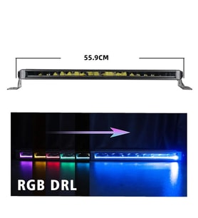 Drs Tuning Offroad sis lambası beyaz 100w 55,9 cm beyaz-sarı gündüz ledli 12-36v adet 360-1