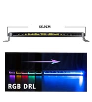 Drs Tuning Offroad sis lambası beyaz 100w 55,9 cm beyaz-sarı gündüz ledli 12-36v adet 360-1