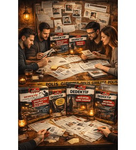 Dedektif Dava Çözme Oyunu  Cinayet Çözme, Delil & İpucu Dosyası MT Dedektiflik (Karışık)