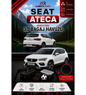 Seat Ateca 4X2 2017 - 2026 Araca Özel 3D Bagaj Havuzu