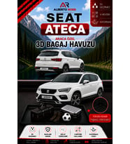 Seat Ateca 4X2 2017 - 2026 Araca Özel 3D Bagaj Havuzu