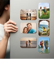 Kişiye Özel Ahşap Fotoğraflı UV Baskılı Magnet
