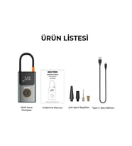 NEUTRON Taşınabilir Şarjlı Kompresör Lastik Hava Pompası