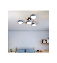 Modern Ahşap Led Avize