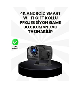 Yüksek Performanslı WiFi6 ve Bluetooth 5.4 Destekli LED Projektör