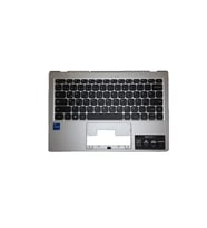 ACER ASPİRE LİTE AL14-51M-64WH F0080-003 ÜST KASA SİLVER + TR TÜRKÇE KLAVYE SİYAH