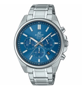 Casio EFV-650D-2AVUDF Quartz Çelik Gri Mavi Kadran 44 mm Erkek Kol Saati